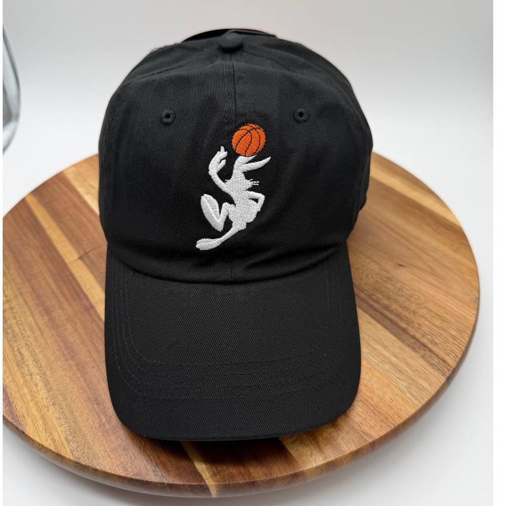 Space Jam 30th Anniversary Bugs Bunny Black Baseball Hat Cap Adjustable 2493